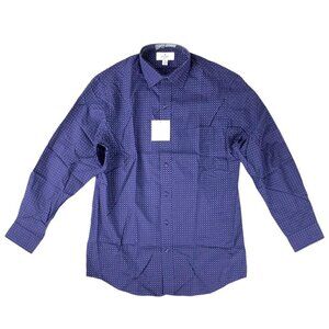 Buttoned Down Classic Fit Long Sleeve Men's Shirt Dark Blue